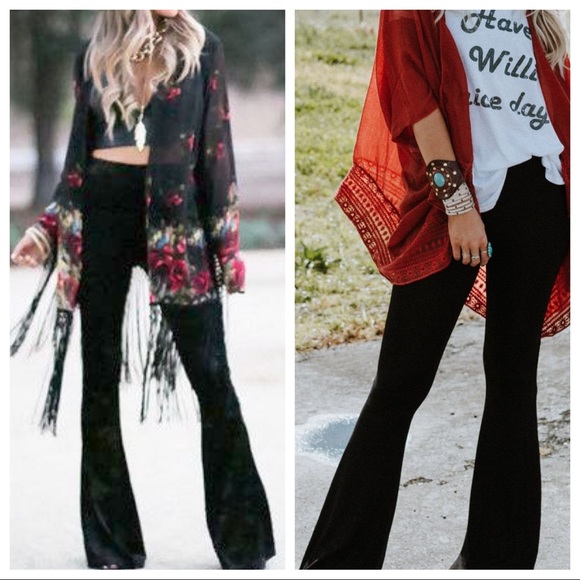 ShopEvelynne Pants - ✨RESTOCK ✨Black corduroy pull bell pants